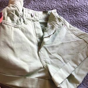 Wild fable High Rise Green Shorts